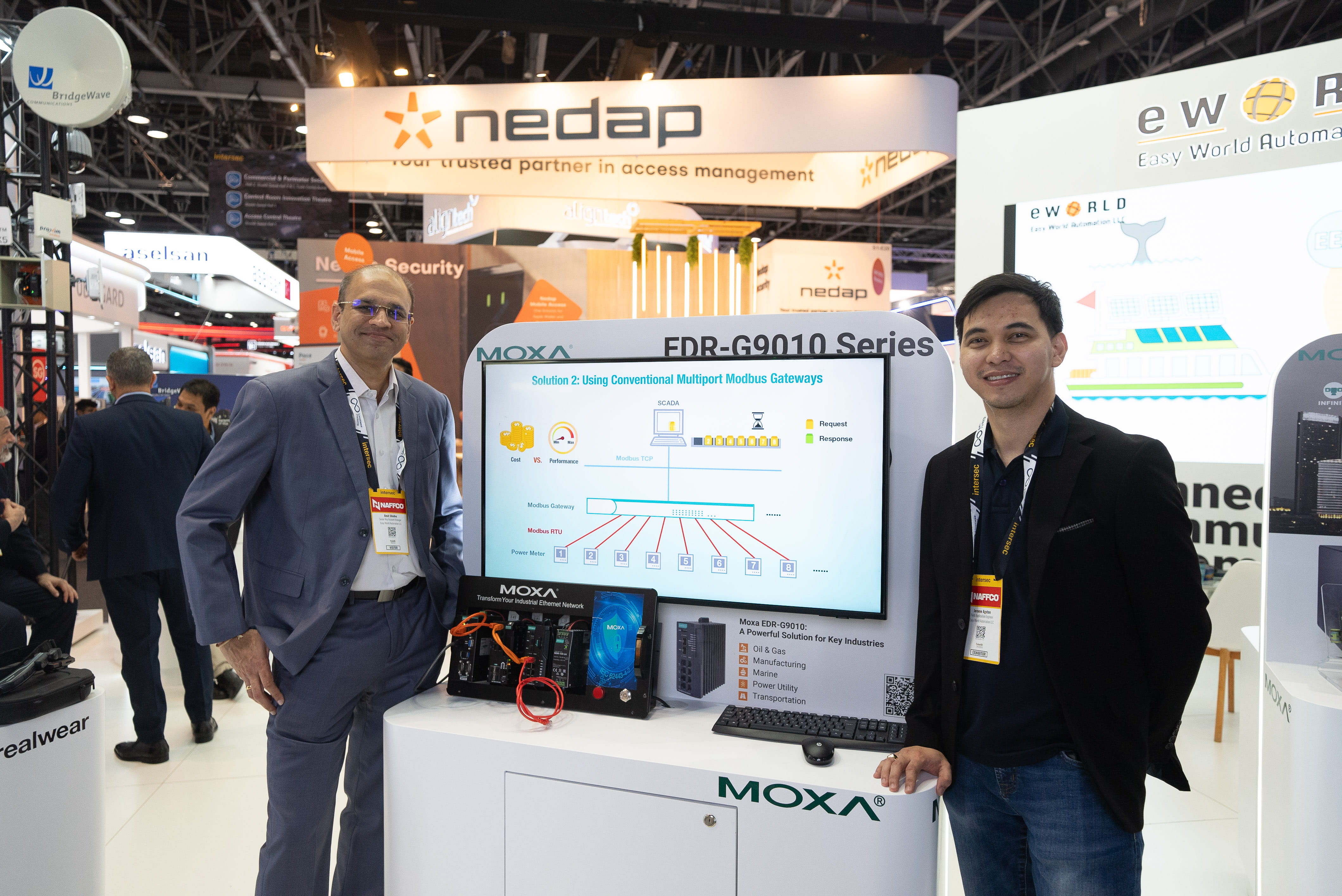 Demonstration of advanced automation solutions by Easy World Automation at Intersec 2026