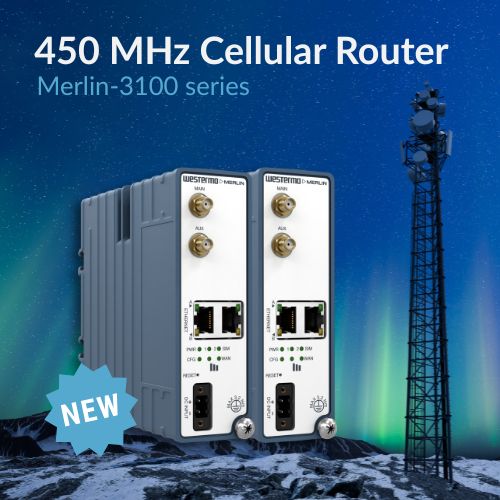 Westermo Merlin 3100 Series 450MHz Cellular Router | Easy World Automation Blog